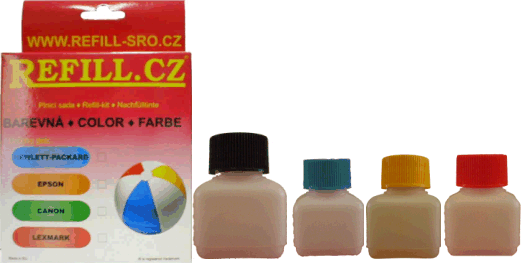 Inkoustov� sada kombi 50ml �ern� a 3x10ml barva pro HP300, HP301